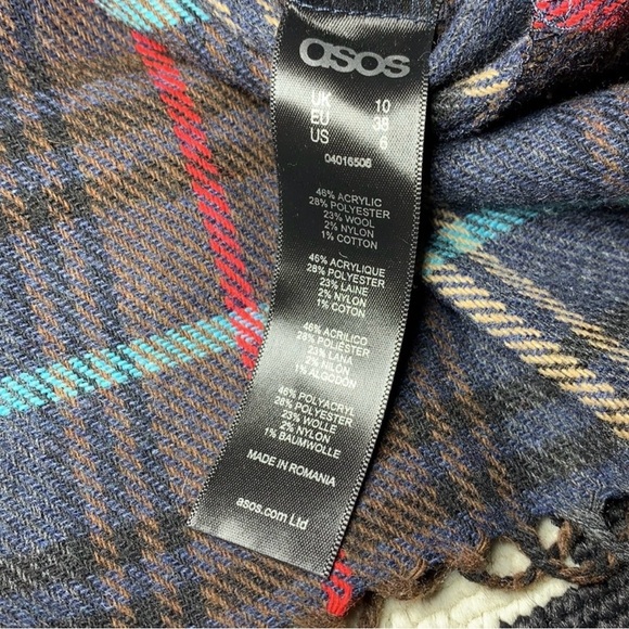 ASOS, plaid, fringe skirt!! - Picture 5 of 5